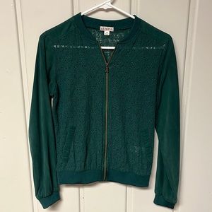 Green Lace Jacket